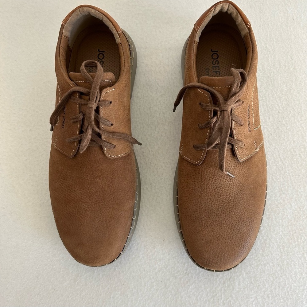 Josef Seibel Casual Shoes Louis 01 Lace Up Men’s Size 45 EU / 11 US Brown New - Picture 3 of 11